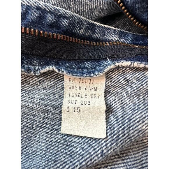 Vintage 80s Southern Bluegrass Acid Wash Tapered Mom Jeans - Size 15 - Picture 3 of 8